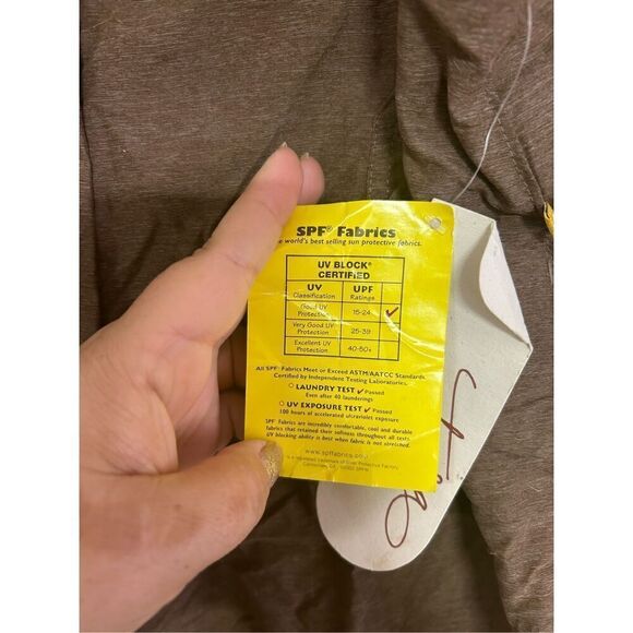 Aventura Clothing Size 12 Brown Tan Shorts McKenna Style SPF Sun Protection NWT - Picture 8 of 8